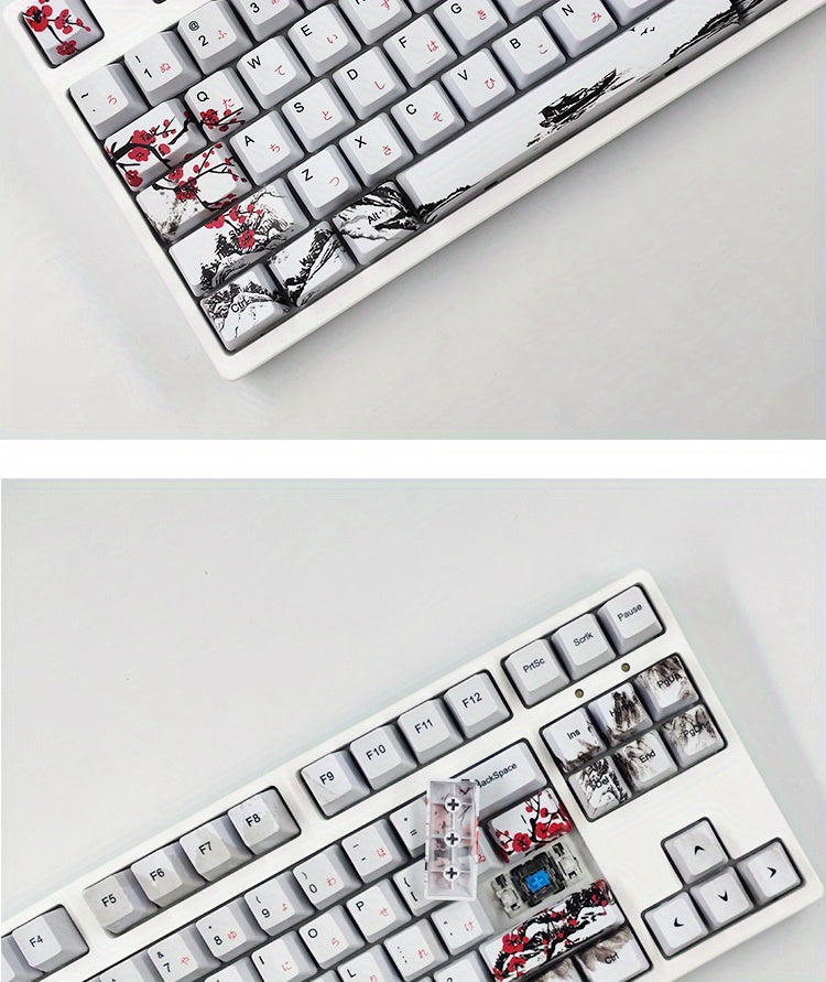 110 key Plum Blossom keycaps