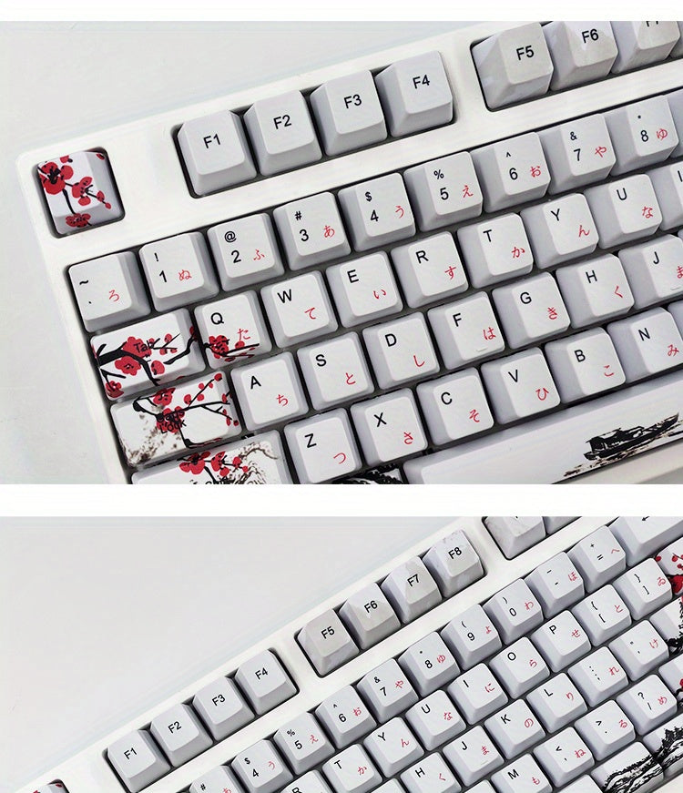 110 key Plum Blossom keycaps