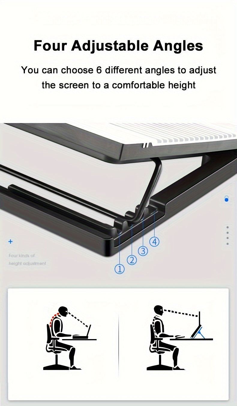 Aluminum Alloy Notebook Cooler