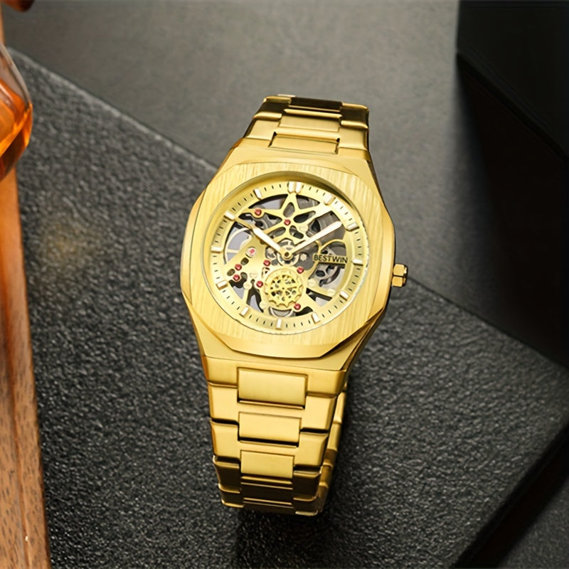 Hollow Butterfly Clasp Men's Quartz Watch