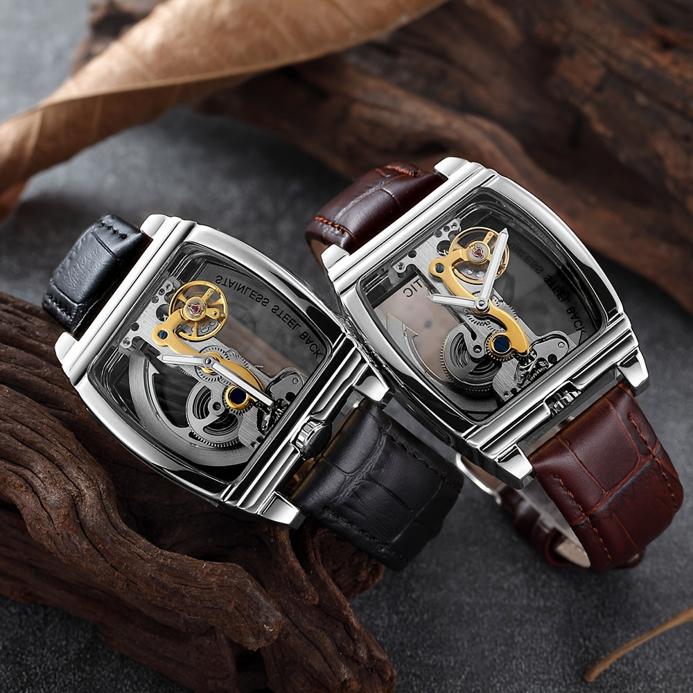 Foreign Trade Hollow Men's Watch Automatic Mechanical Watch