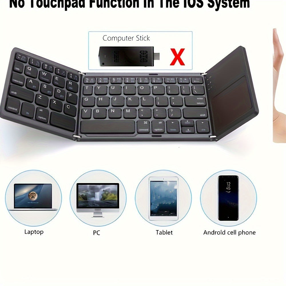 B033 Wireless Three Fold Keyboard For Computer