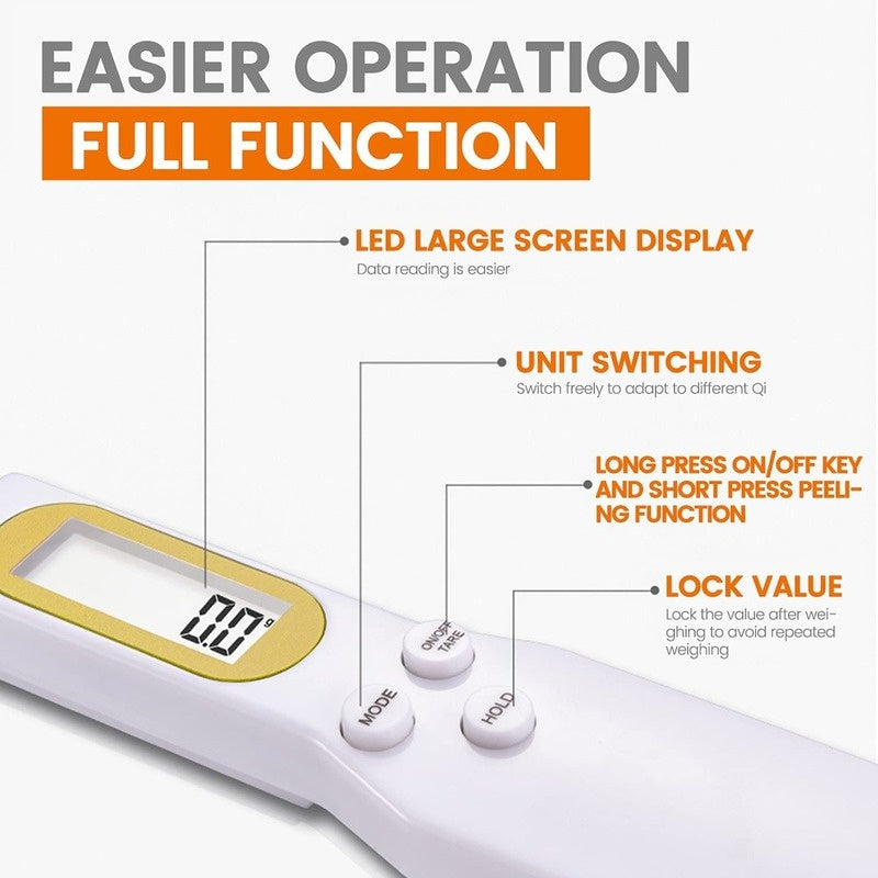 Accurate Measuring Digital Kitchen Spoon - LCD Display