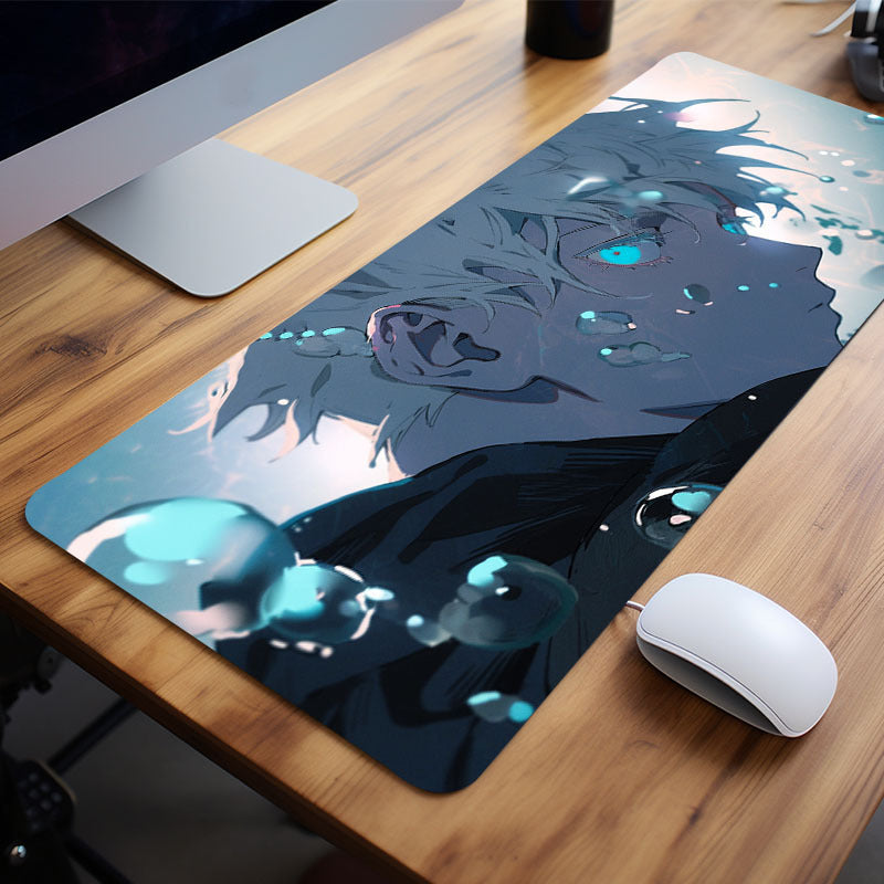 Anime White Haired Boy Mouse Pad