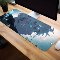 Anime White Haired Boy Mouse Pad