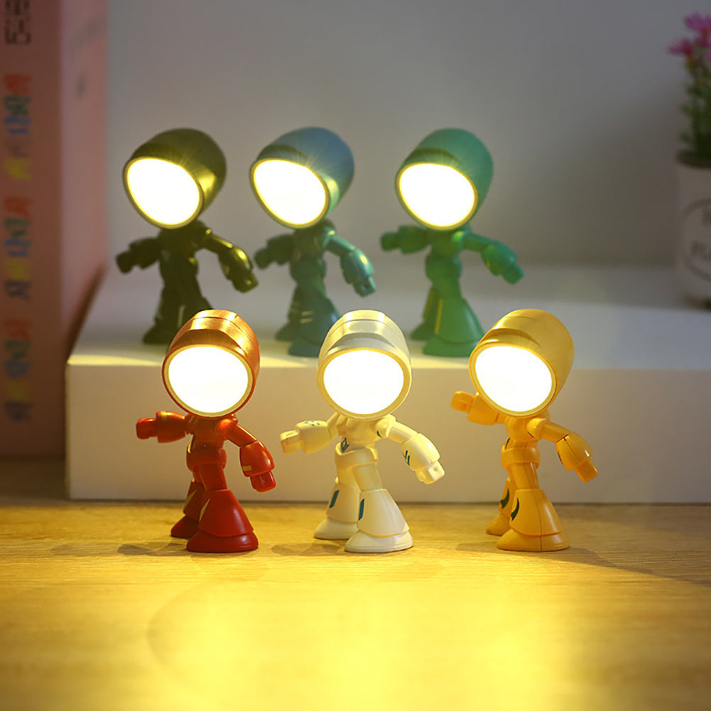 Mini Night Light LED Cartoon Robot