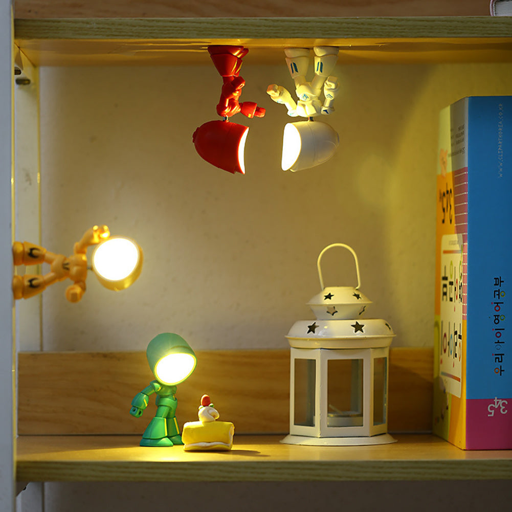 Mini Night Light LED Cartoon Robot