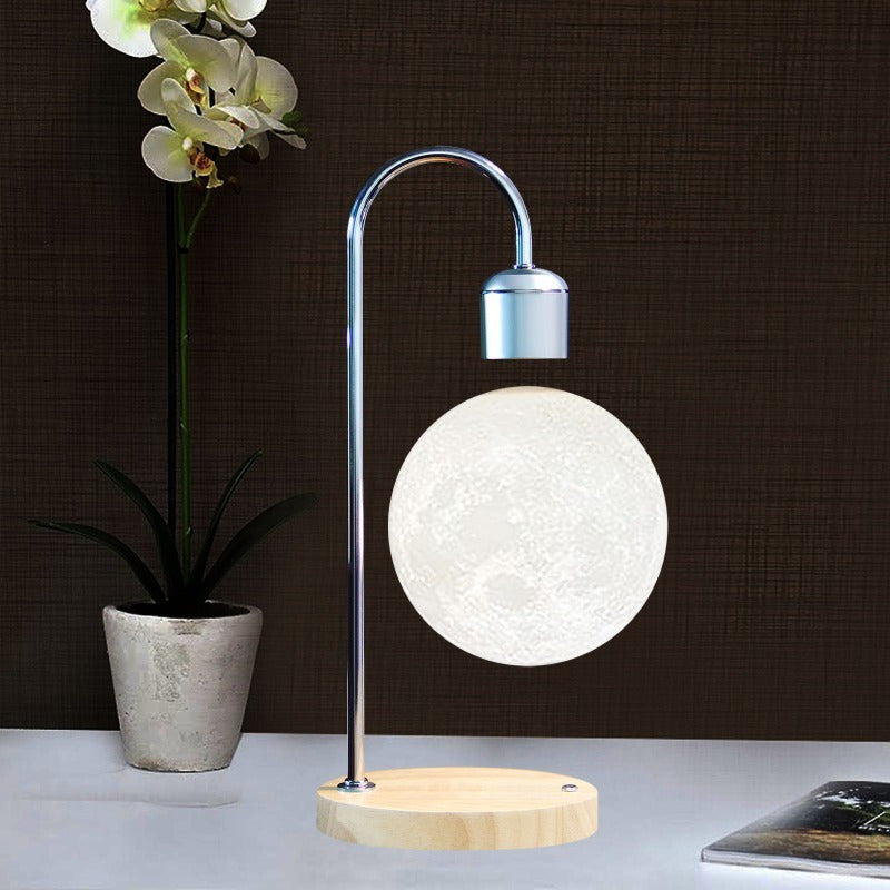 Suspension Moon Lamp, Creative Magnetic Suspension Moon Table Lamp