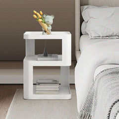 Modern Elegant Side Table, Narrow Bedside Table