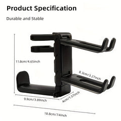 1pc Under-Desk Headphone and Controller Holder