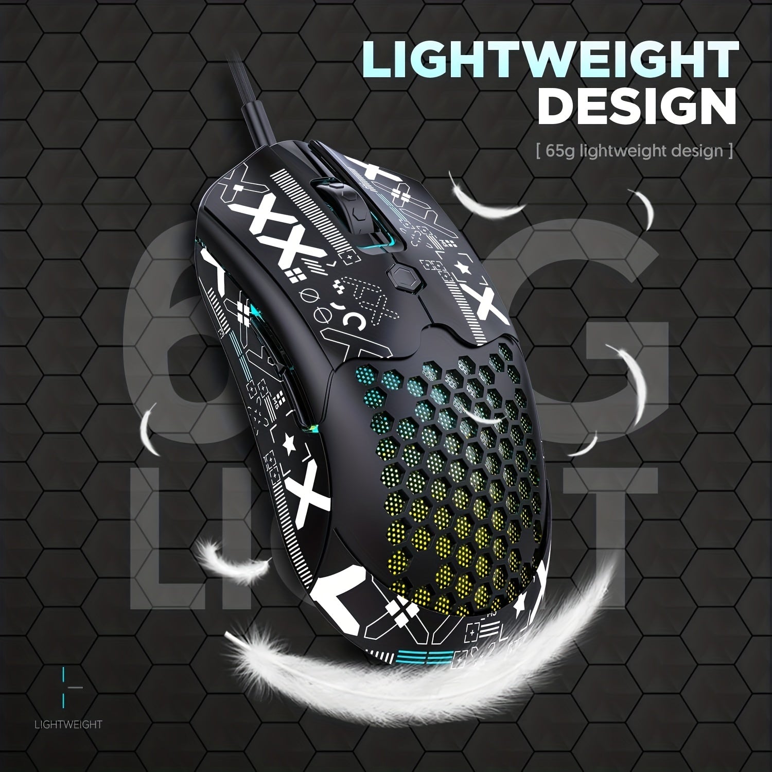 M5 Ultralight Wired Gaming Mouse