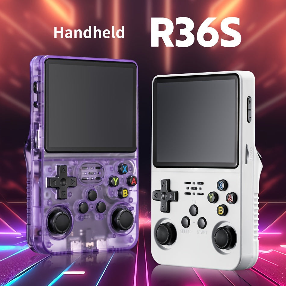 R36S Handheld Game Console: , Portable, and USB Rechargeable Hand Held Game