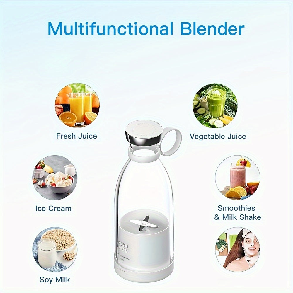 350ml Premium Portable Electric Wireless Mini Fruit Blender Juicer