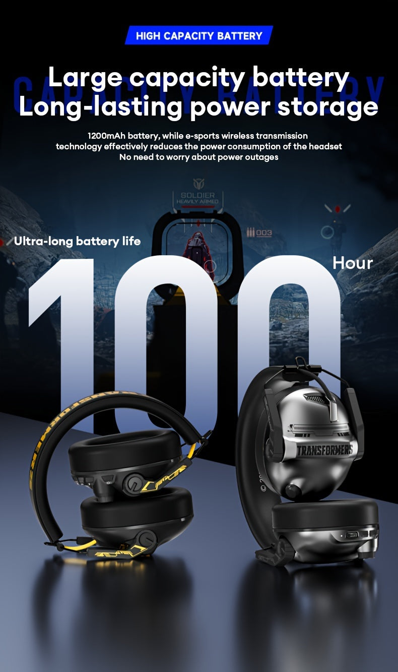 Transformers Wireless Gaming Headset Surrounded Sound