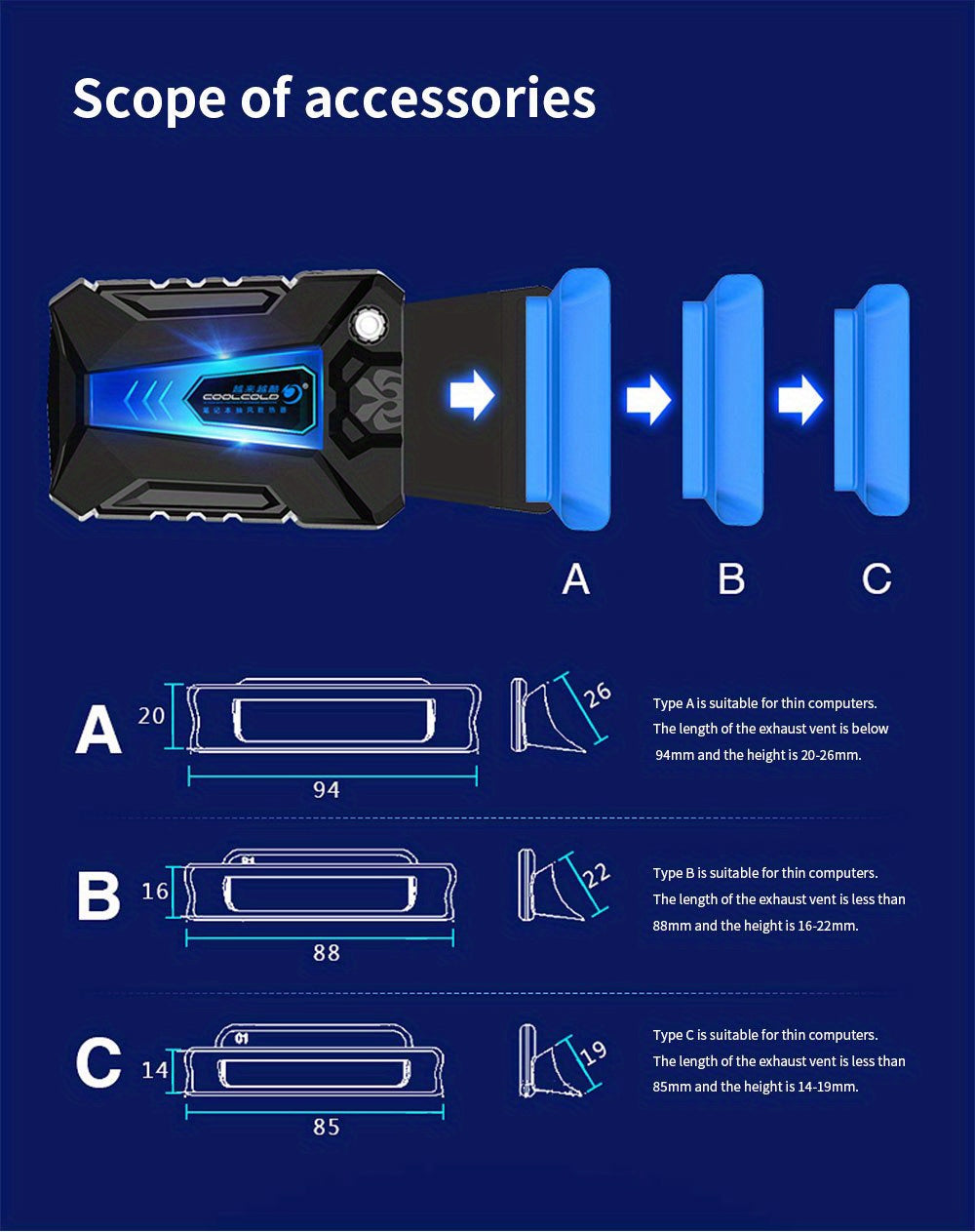 Laptop Cooling Pad 6 Quiet Laptop Cooler