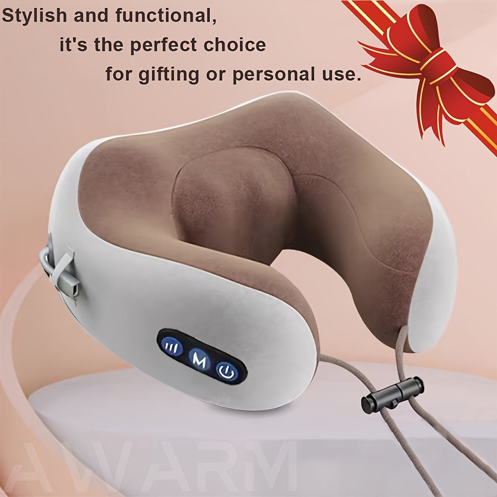 Electric Neck Massager, U-shaped Massage Pillow