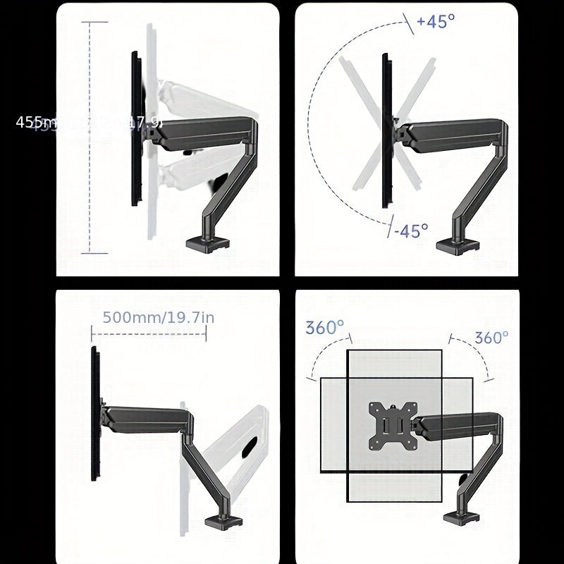 Single Monitor Arm Desk Mount