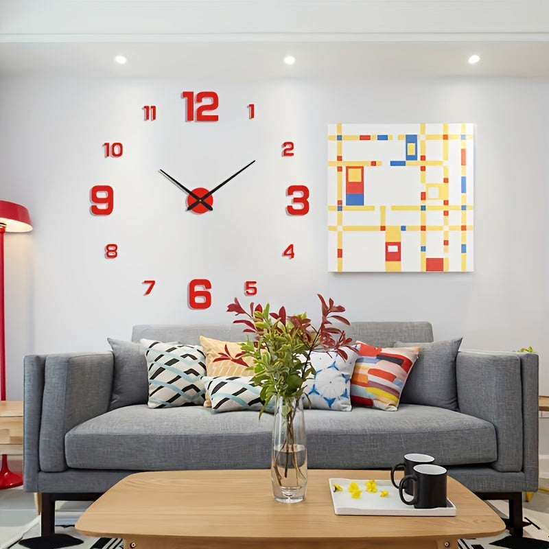 Modern Wall Clock Luminous Display-Silent Operation