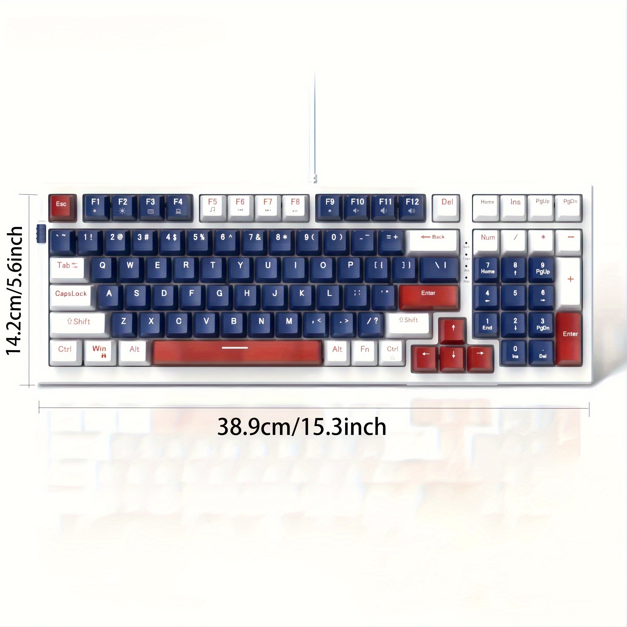 "Customizable" Ergonomic 80% Compact Mechanical Gaming Keyboard