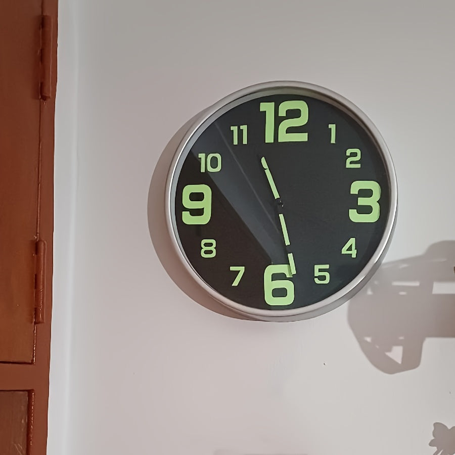 Modern Wall Clock Luminous Display-Silent Operation