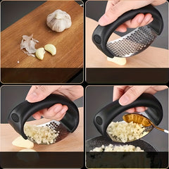 Garlic Press, Stainless Steel Garlic Press - Mojood