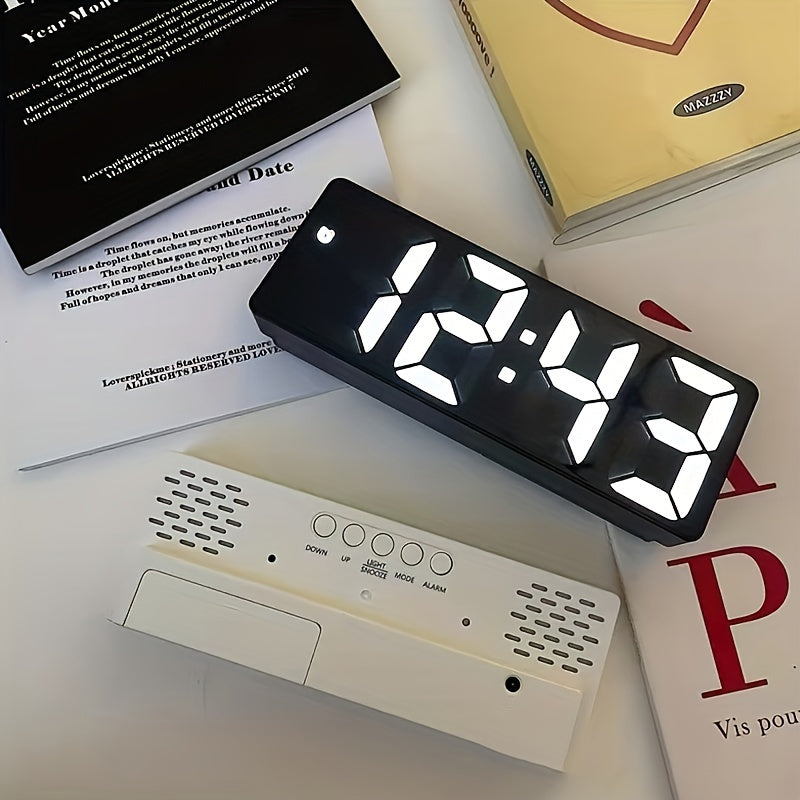 Smart Voice-Controlled LED Desk Clock