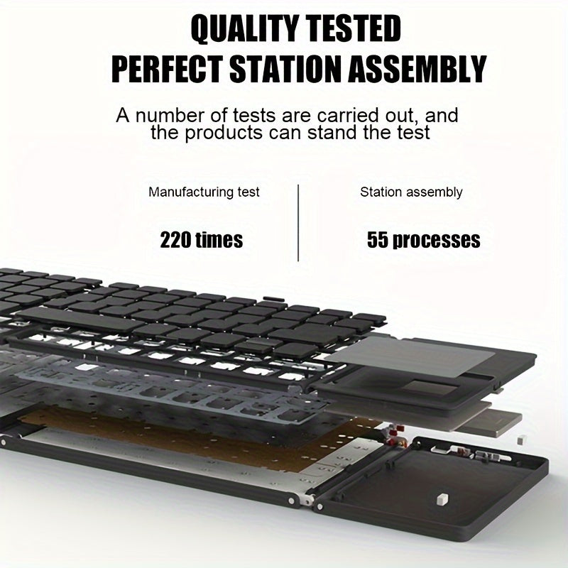 B033 Wireless Three Fold Keyboard For Computer