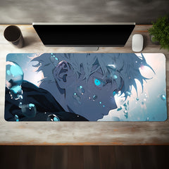 Anime White Haired Boy Mouse Pad