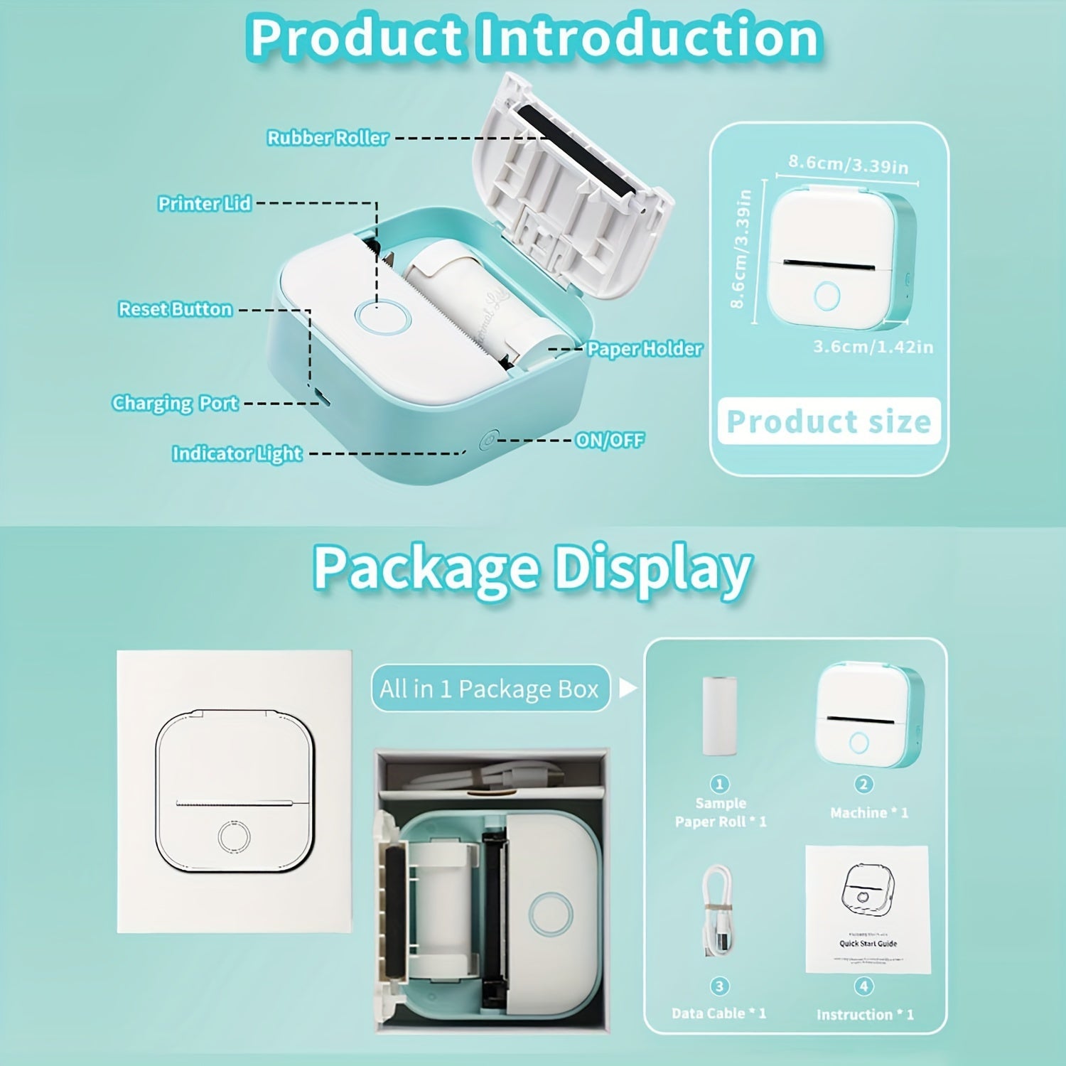 Phomemo T02 Mini Thermal Printer