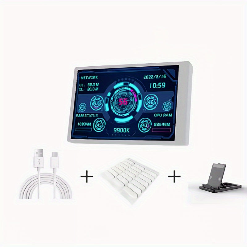 Mini Computer Monitor With 3.5-inch Secondary Screen