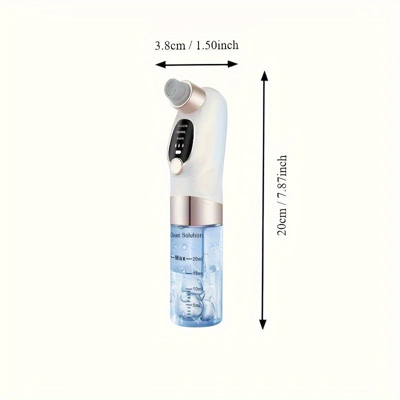 Electric Blackhead Sucker, Pore Cleansing Device with Water Circulation, Deep Skin Cleaning, USB Rechargeable