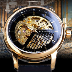 Avant-Garde Mechanical Wrist Watch for Men