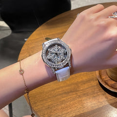 Women's Quartz Watch with Rhinestone Accents