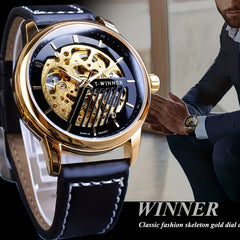 Avant-Garde Mechanical Wrist Watch for Men