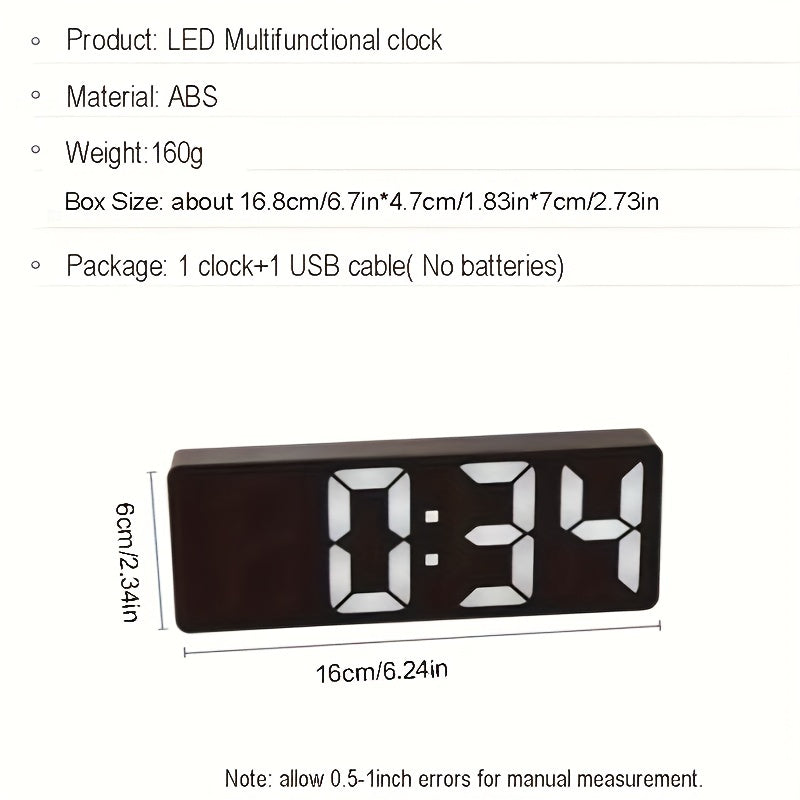 Smart Voice-Controlled LED Desk Clock