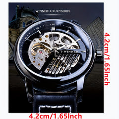 Avant-Garde Mechanical Wrist Watch for Men