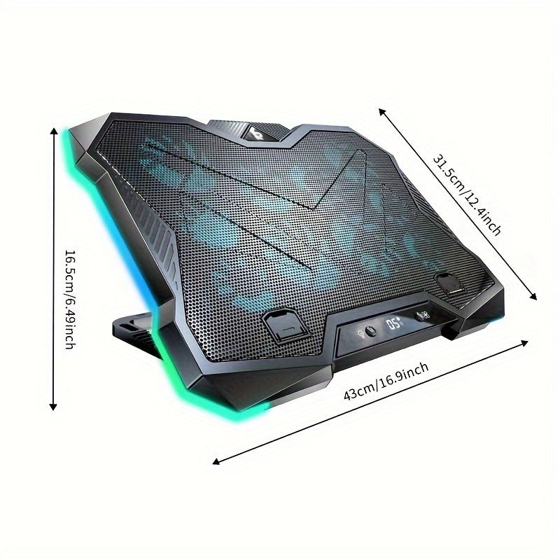 Gaming Laptop Cooling Pad, 10 Cooling Fans