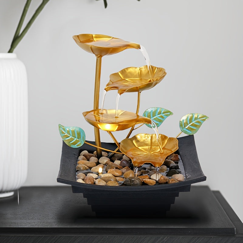 USB Powered Relaxation Indoor Tabletop Fountain Decor