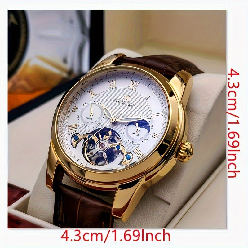 Luxury Automatic Mechanical Watch with Tourbillon