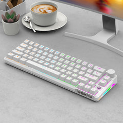 65 - key USB Wired, Gaming Mini Keyboard, RGB Lighting - Mojood