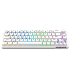 65 - key USB Wired, Gaming Mini Keyboard, RGB Lighting - Mojood