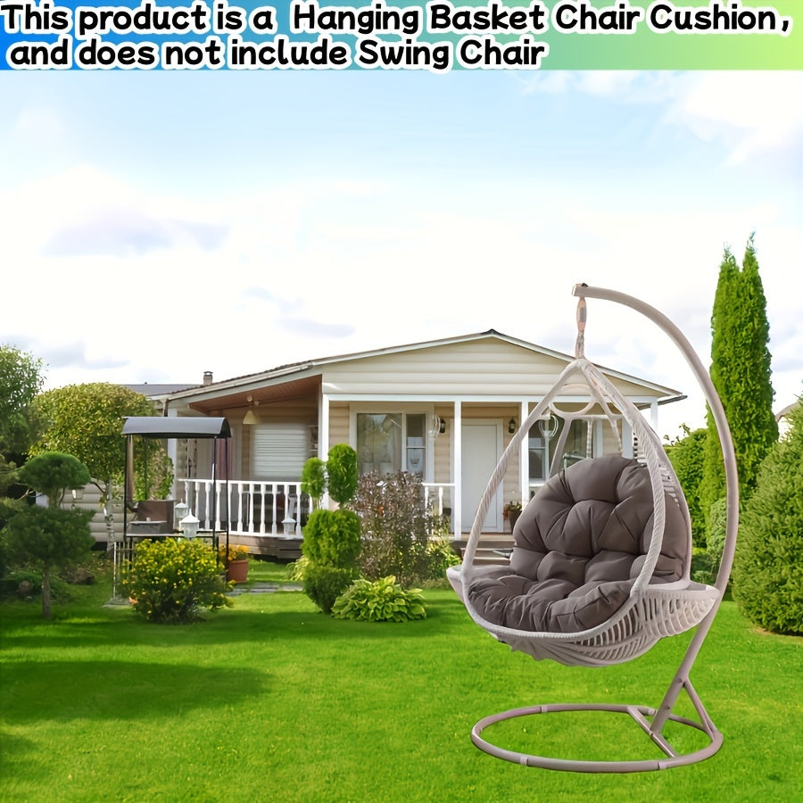 Luxury Thickened Hanging Basket Chair Cushion, Classic Style