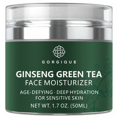 50ml Ginseng Green Tea Hydrating Face Moisturizer - Water-Based Hyaluronic Acid