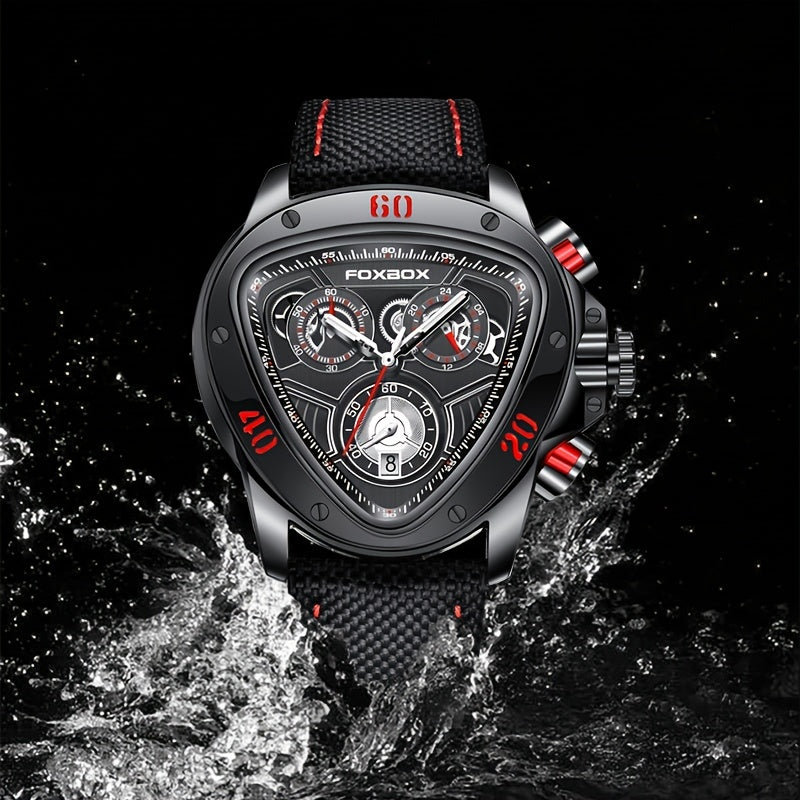 LIGE Creative Men Leather Watch