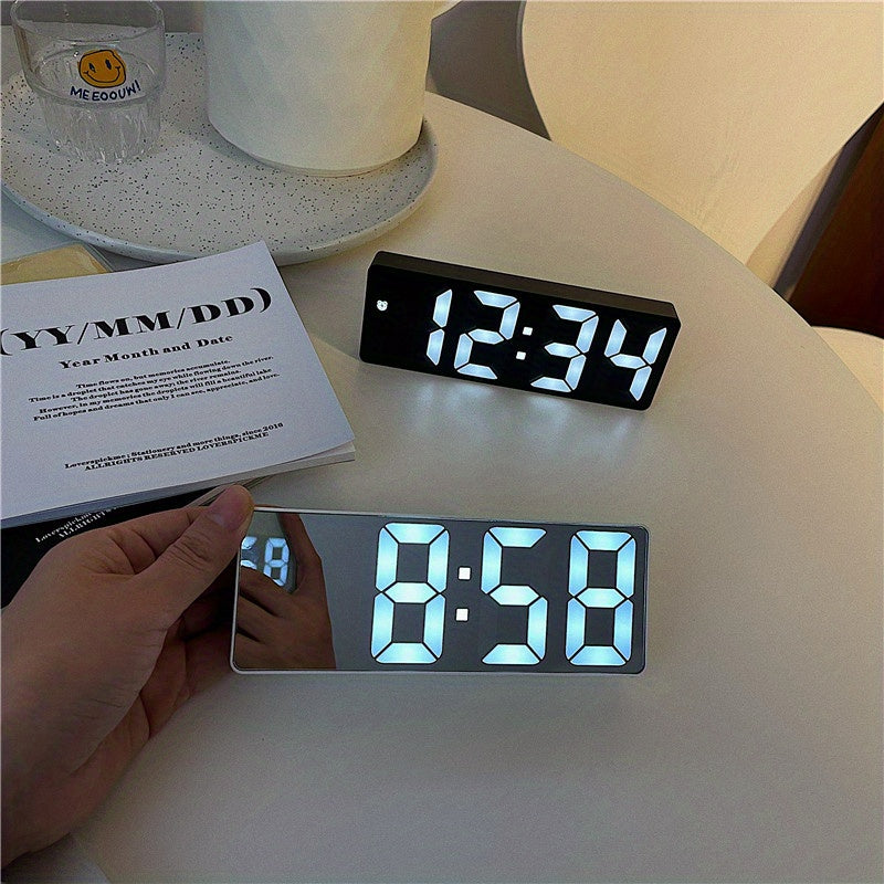 Smart Voice-Controlled LED Desk Clock