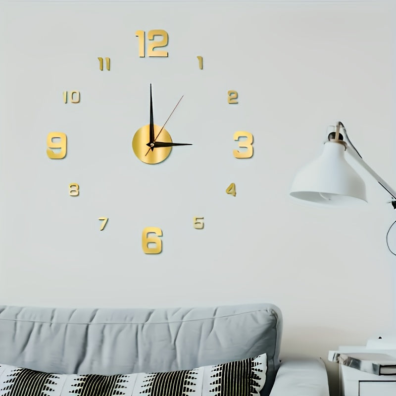 Modern Wall Clock Luminous Display-Silent Operation