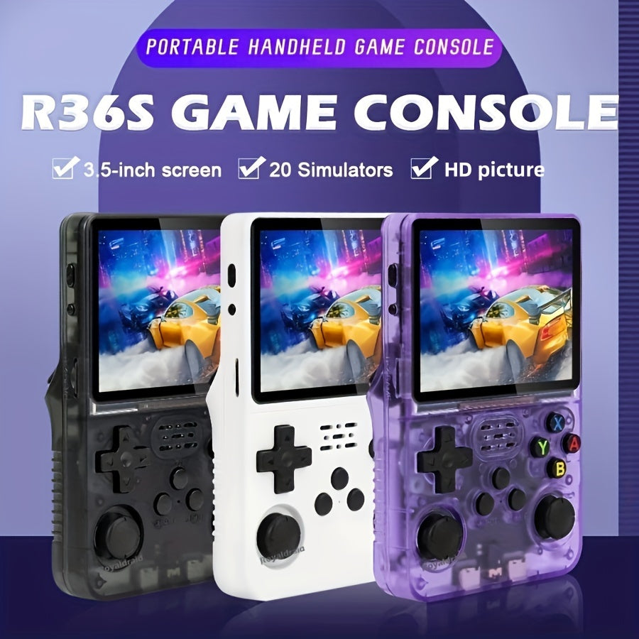 R36S Handheld Game Console: , Portable, and USB Rechargeable Hand Held Game