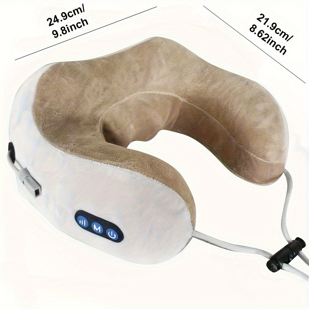 Electric Neck Massager, U-shaped Massage Pillow