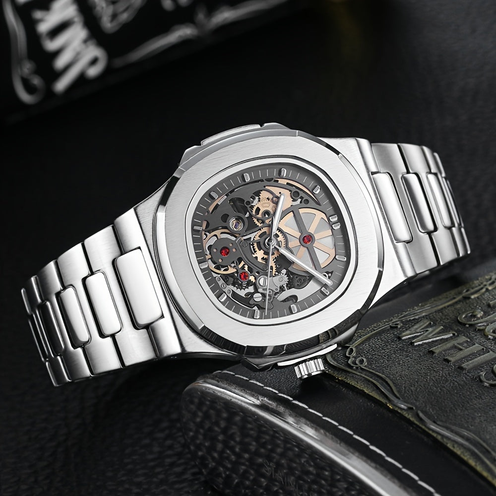 High-end Hollow Vintage Men's Mechanical Watch