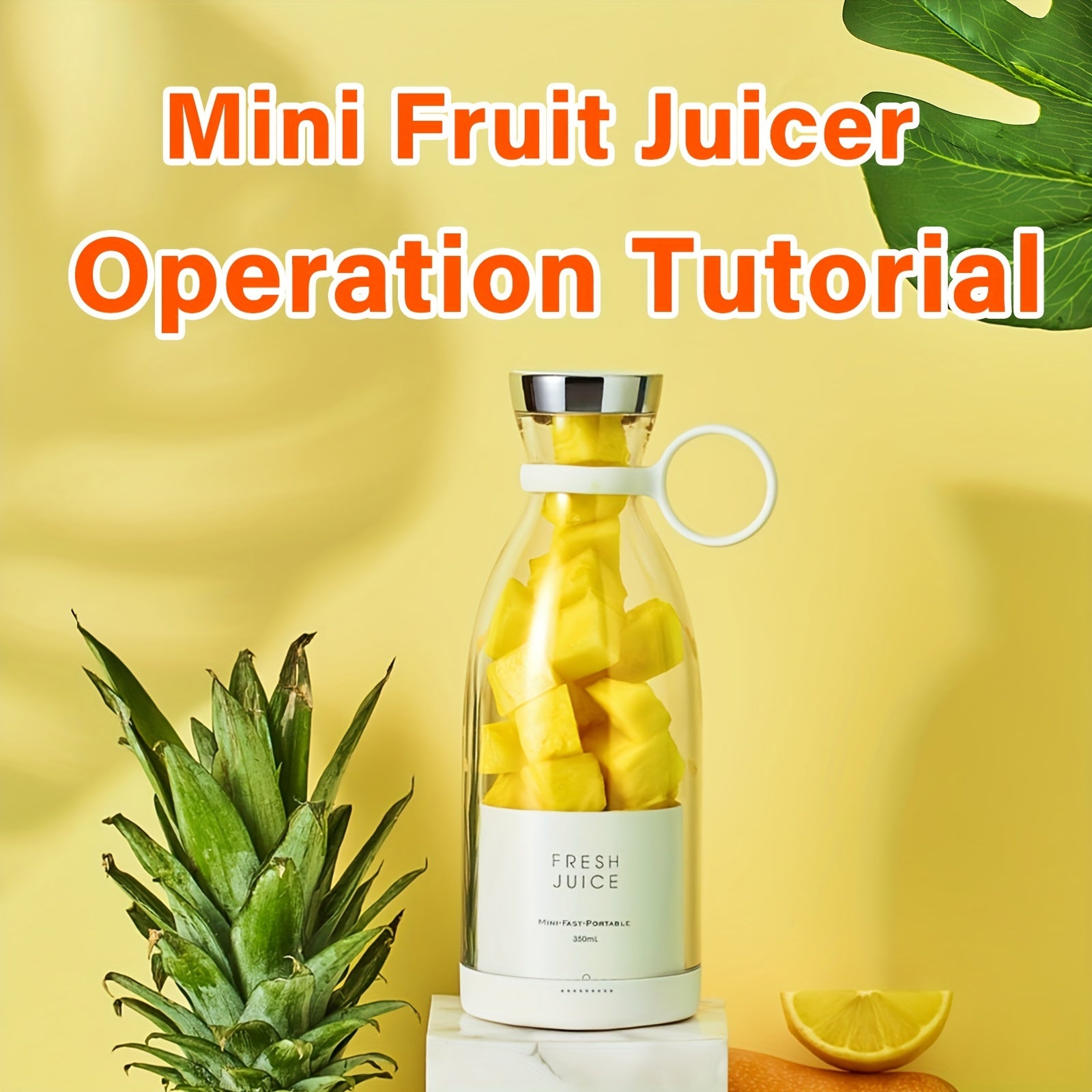 350ml Premium Portable Electric Wireless Mini Fruit Blender Juicer